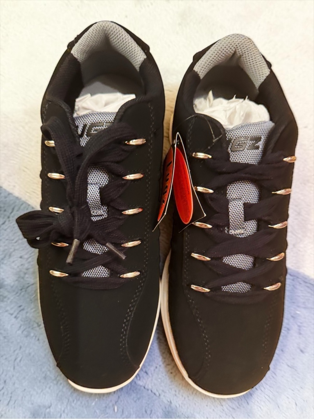 Lugz Men’s Changeover II Black Gray White Oxford Sneakers Size 9D NIB - Picture 5 of 11